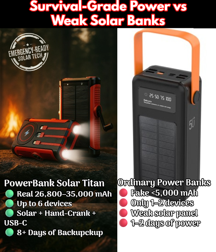 🔋 PowerBank Solar Titan